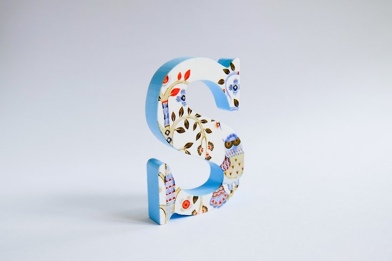Tailor-made - Wedding wooden letter décor (Color edge) - Items for Display - Wood Multicolor