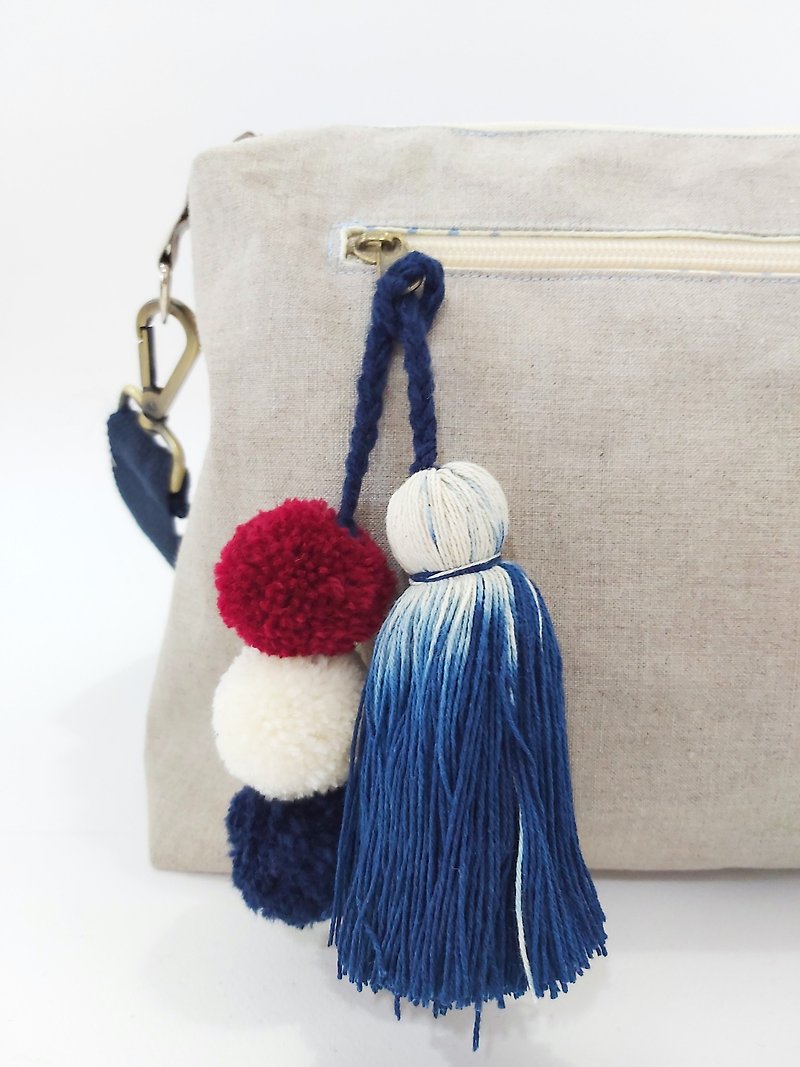 Bag Charm / Tassel / Pompom tassel / Tassel bag charm