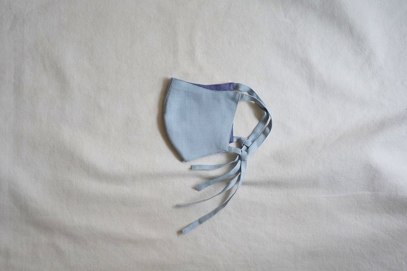 ユニセックスマスク| 2色包帯マスク|水xバイオレット