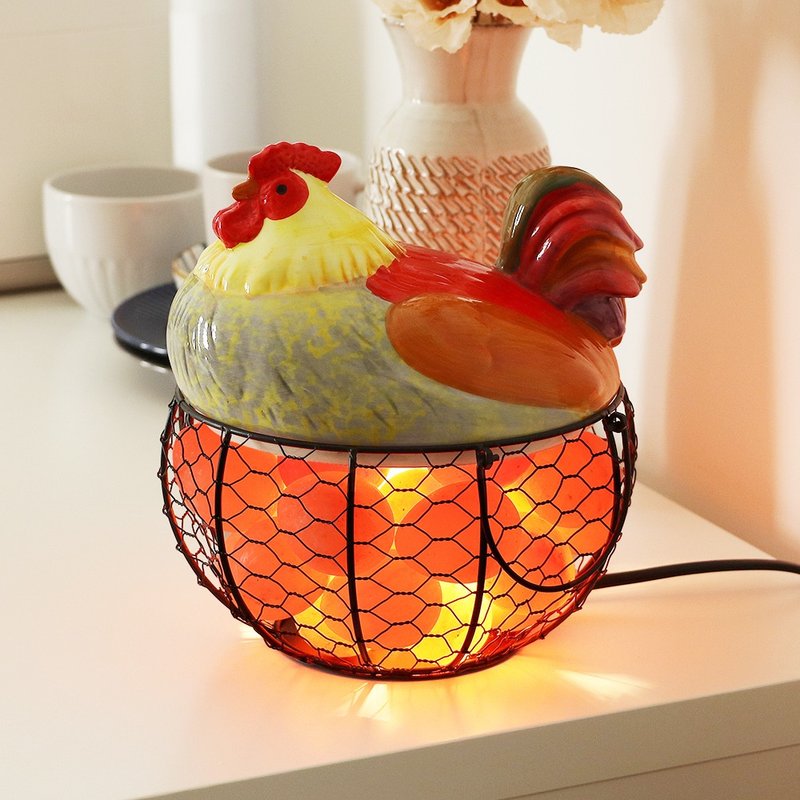 金雞報喜 (公雞) I 鹽燈 I 入厝禮 開幕送禮 - 擺飾/家飾品 - 其他材質 