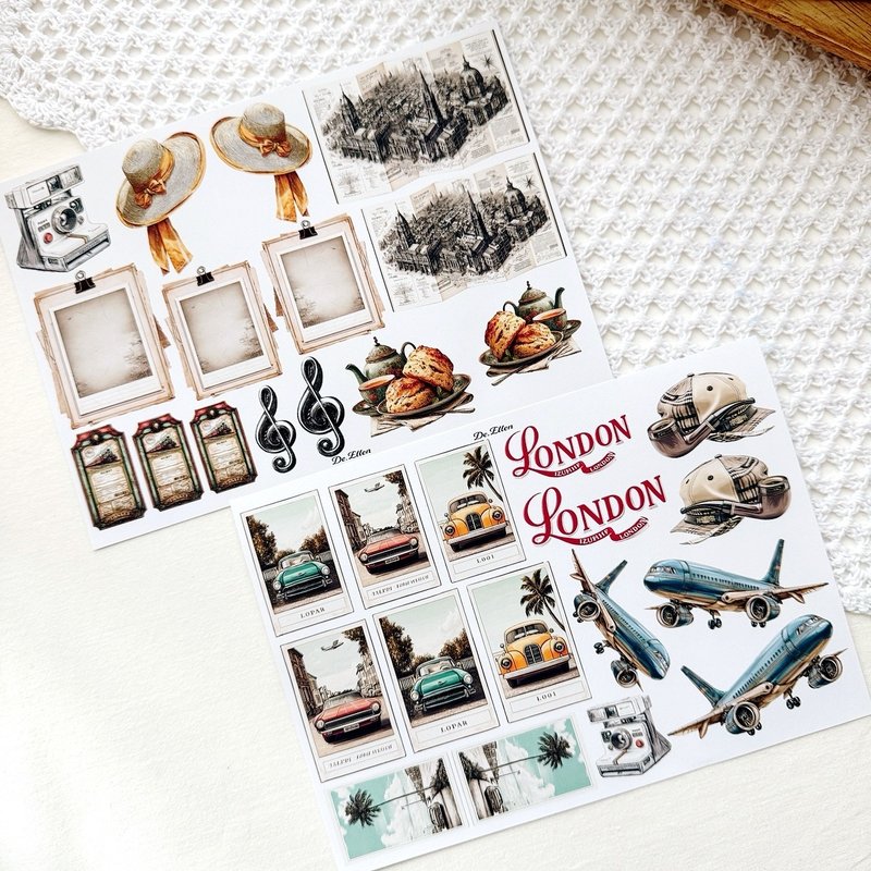 A584 - Travel props - 貼紙 - 紙 