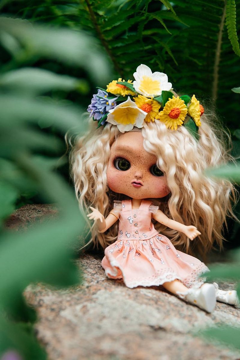 Headband Doll Blythe accessories - Stuffed Dolls & Figurines - Clay 