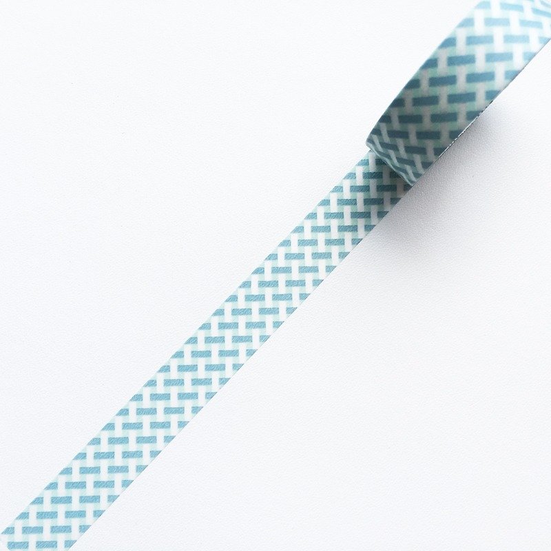 Mt and paper tape Deco [woven woven-blue (MT01D334)] 2016AW - Washi Tape - Paper Blue