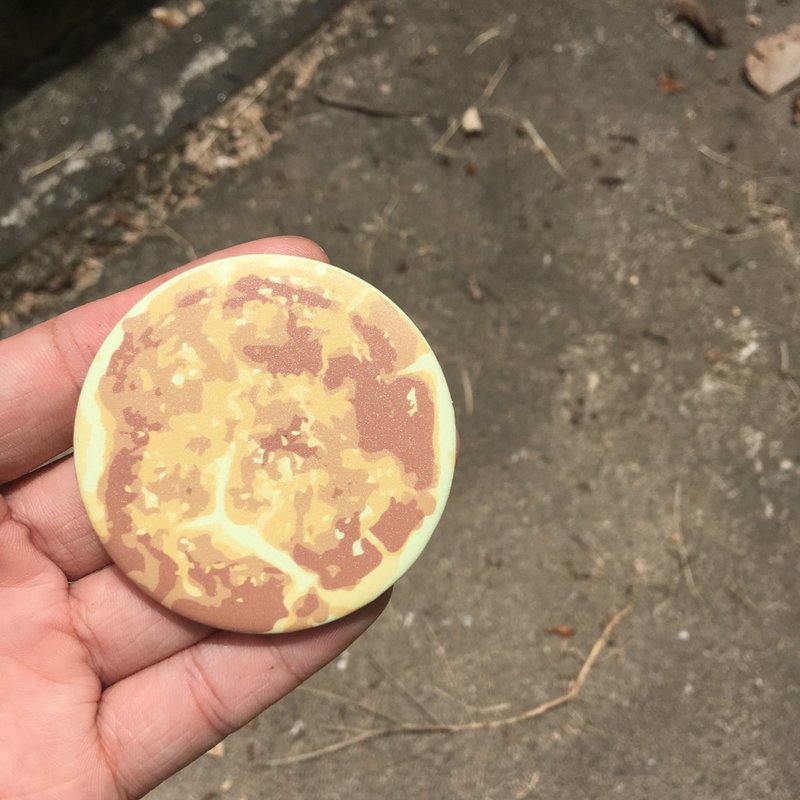 磁石貼開瓶器 | 老婆餅 - 磁鐵 - 其他金屬 黃色