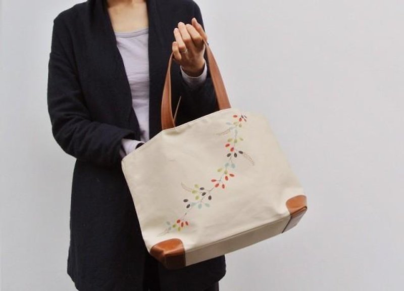Tote bags color tags - Handbags & Totes - Cotton & Hemp Khaki