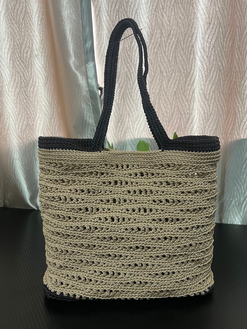 Umbrella rope handbag - 手提包/手提袋 - 其他材質 咖啡色