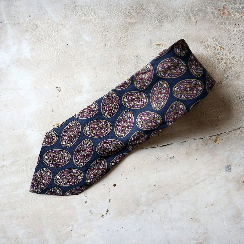 南瓜Vintage。古著 復古 義大利製 Gucci 高級 領帶 - 領呔/呔夾 - 絲．絹 