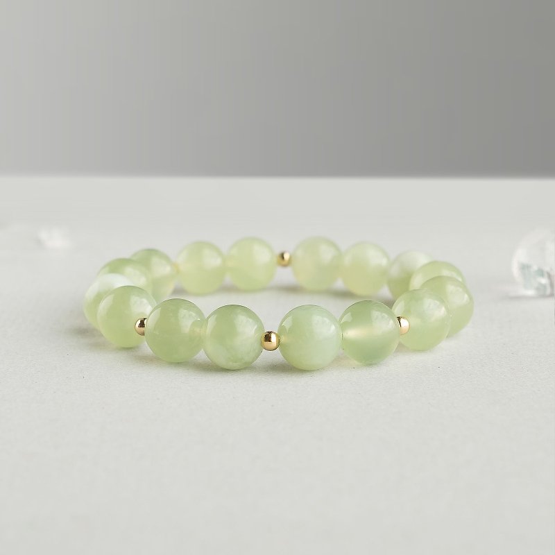 Summer look Hsiuyen Jade genuine gemstones stretch bracelet gift for her