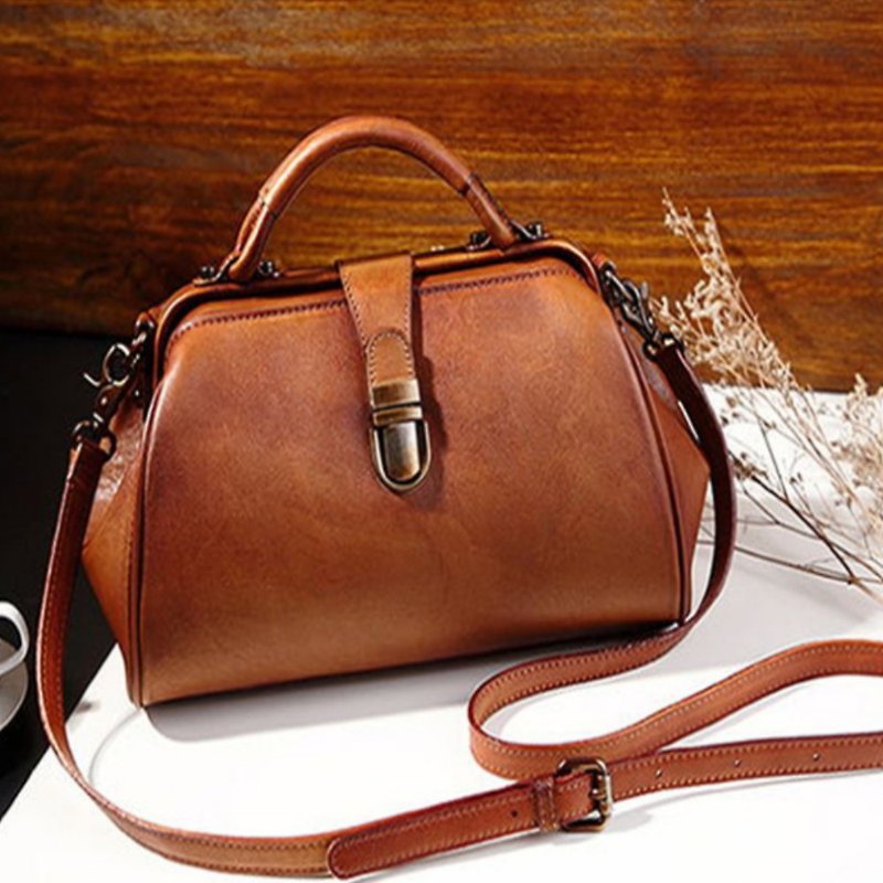 Nobody&Somebody retro doctor bag - Messenger Bags & Sling Bags - Genuine Leather 