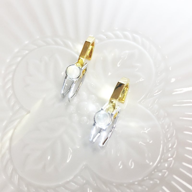 1+1 Sisterhood Discount Campaign | ACROPOLIS Moonstone pair ring 925 Silver 18K gold plated - General Rings - Gemstone Gold