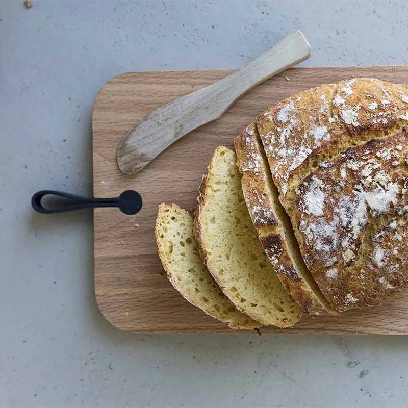 デザインバイト角まな板 - まな板・トレイ - 木製 カーキ