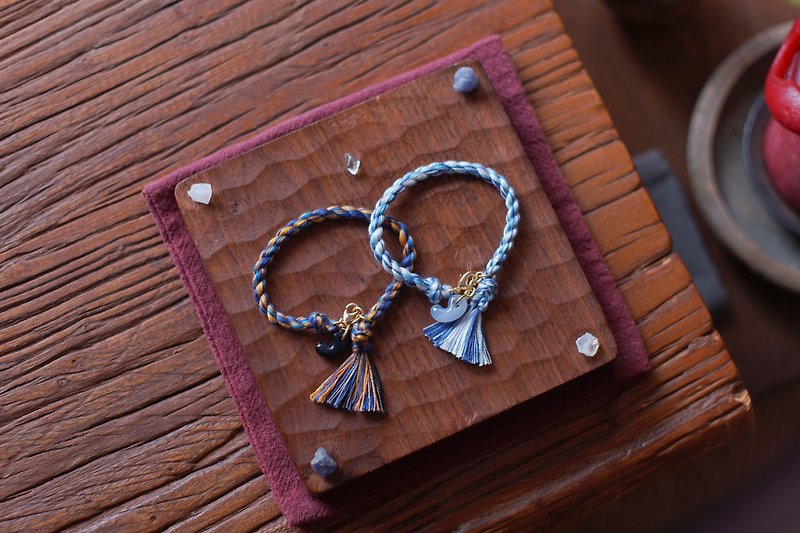 Wanderer's Bracelet─【Deep-rooted Connection‧ Umimachi Umimachi】 - Bracelets - Crystal Blue
