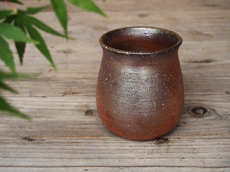 Bizen flowerpot _u-006 - Plants - Pottery Brown