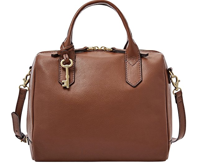 Fossil Fiona Leather Doctor Bag-Brown ZB7268210 - Shop fossil