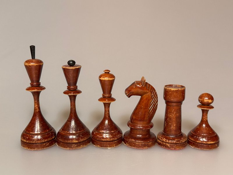 BFII chess set, Botvinnik - Flohr II - 桌遊/牌卡 - 木頭 