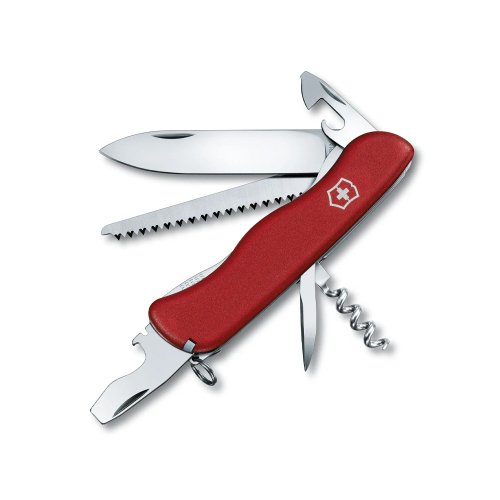 城市視角 VICTORINOX 瑞士維氏 瑞士刀 Forester 12用 111mm 紅 0.8363