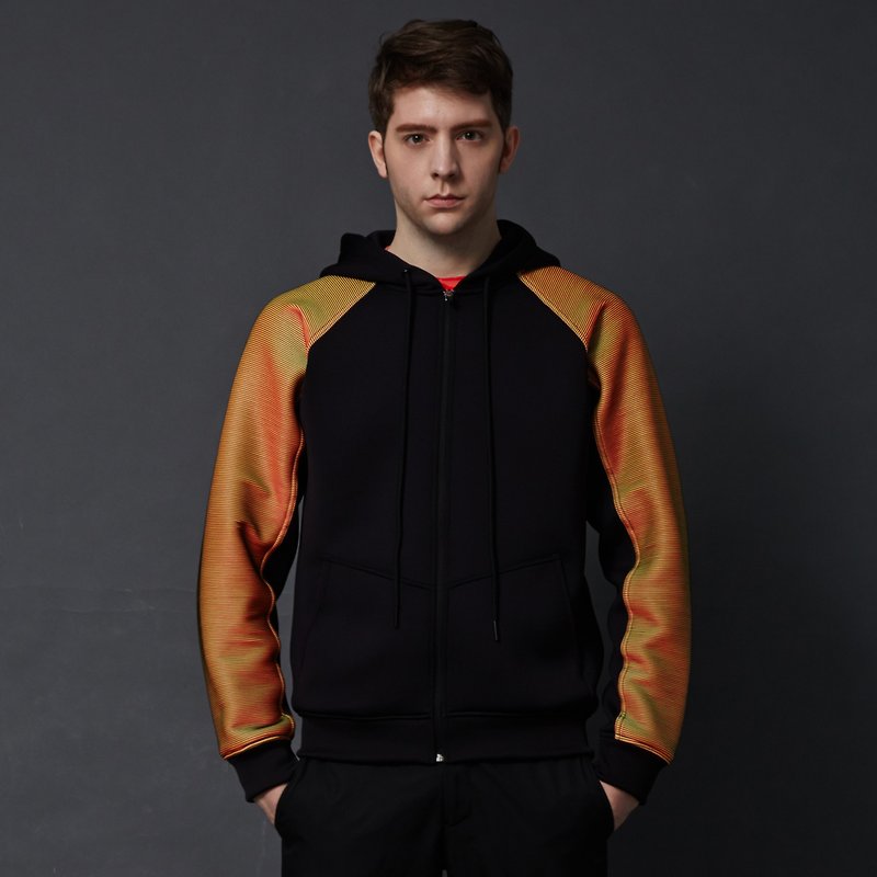ColorFlow Hoodie (Gold) - Men's Coats & Jackets - Other Materials Gold
