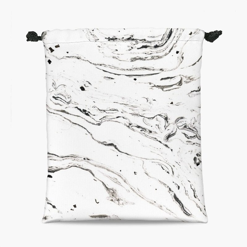 Drawstring Pouch - 束口袋 - 6 feet under marble - 化妝包/收納袋 - 其他材質 