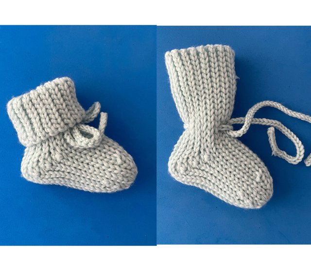 Digital Crochet baby socks pattern beginner winter socks newborn