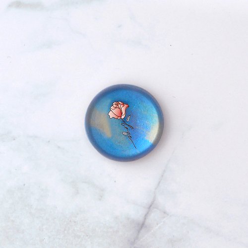Pavo Jewelry & Art 藝術寶石皂 九月誕生石 愛情玫瑰花系列-藍寶石 Sapphire