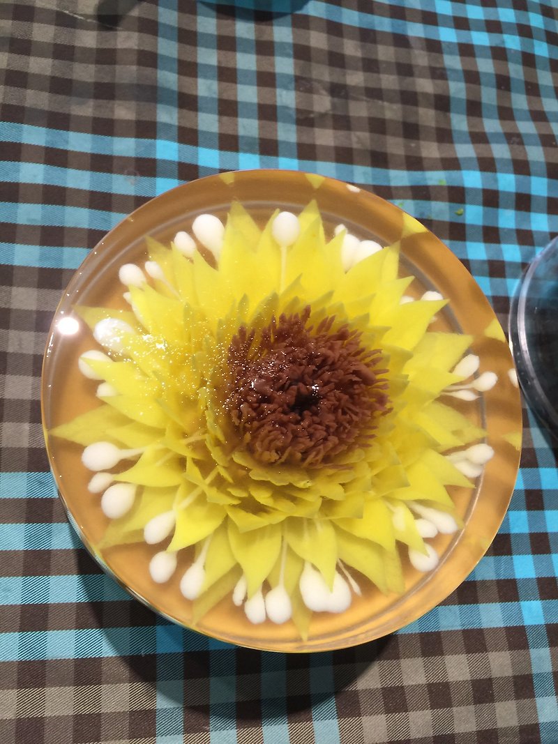 【Jelly Flower】 ♥ Sunflower ♥ - ขนมคบเคี้ยว - อาหารสด สีเหลือง