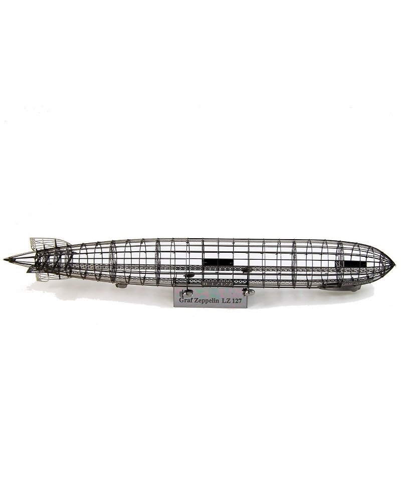 Japan Aerobase Zeppelin Graf Zeppelin LZ127 stainless steel fine spacecraft model - Other - Other Metals Gray