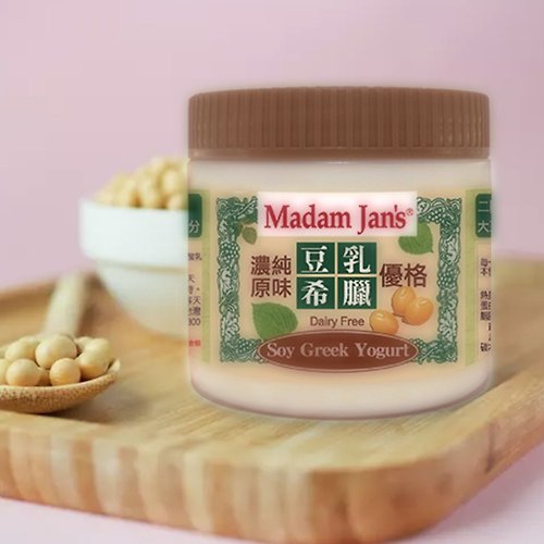 Madam Jan's 濃純原味豆乳希臘優格 330g