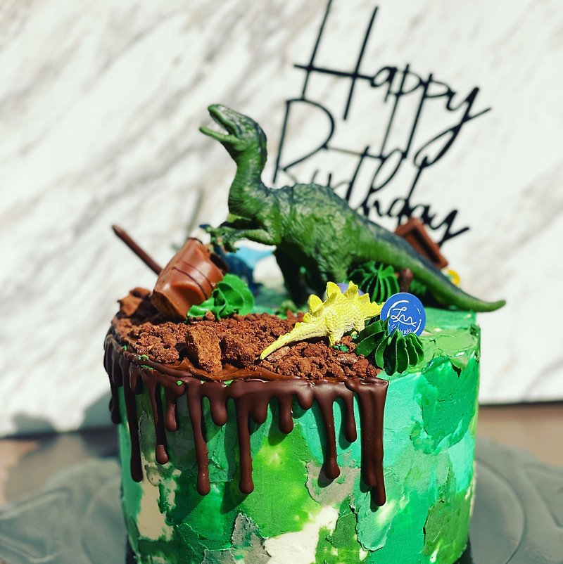 【Customized Cake】Jurassic Park - Cake & Desserts - Fresh Ingredients Multicolor