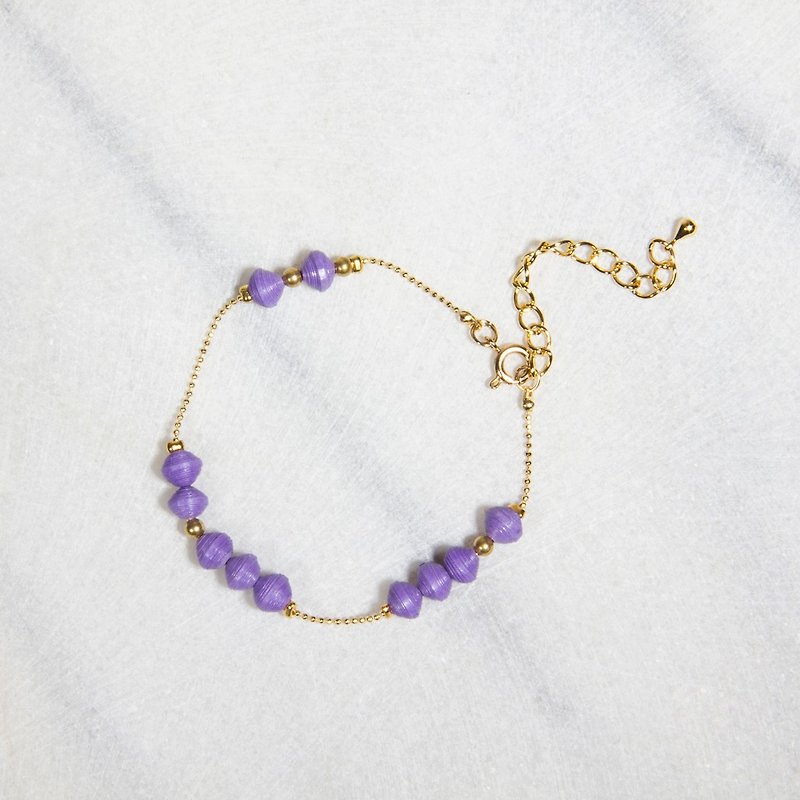 Small group bracelet (multi-color optional) - Bracelets - Paper Purple