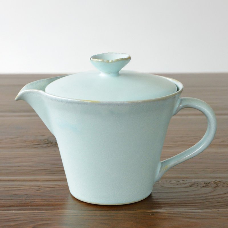 瀬戸焼　みずはだ　花ポット　急須|ポット|お茶 - 茶壺/茶杯/茶具 - 陶 藍色