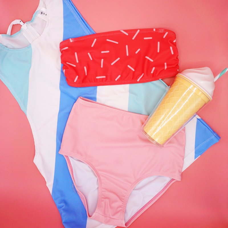 Pastel Candy- 3-piece swimsuit set