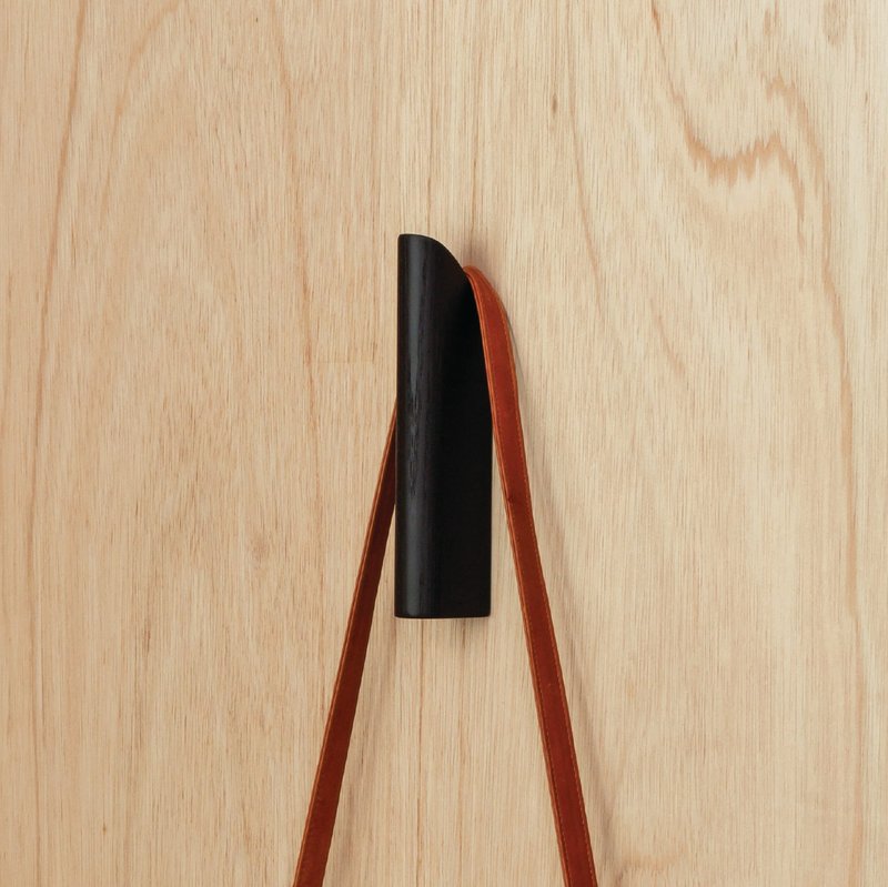 SLIDE Hook | 白蠟木掛鉤 | 黑 - 其他家具 - 木頭 黑色