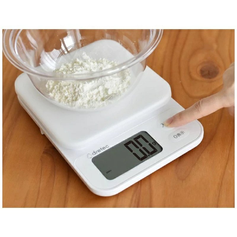 Dretec Boulanger 3kg 食物磅 KS-829 - 其他 - 塑膠 白色