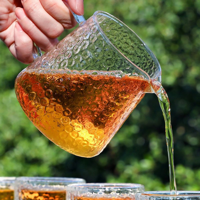 鎚目紋玻璃茶海(400ml) - 茶壺/茶杯/茶具 - 玻璃 透明