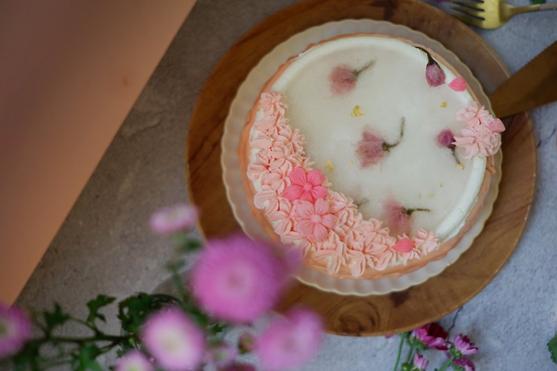 Mother's Day Limited─Spring Cherry Blossom Melaleuca - เค้กและของหวาน - อาหารสด สึชมพู