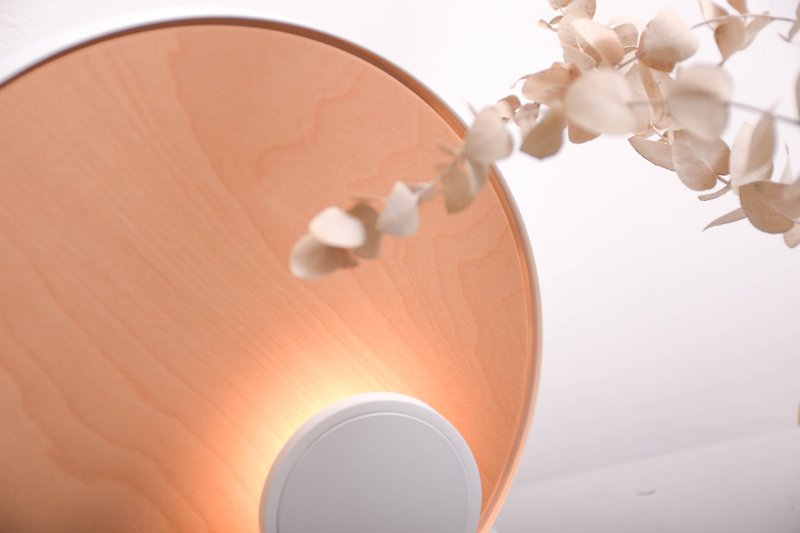 コレクション設定木製テーブルランプ3段タッチ調光LED照明装飾 - 照明・ランプ - 木製 ブラウン