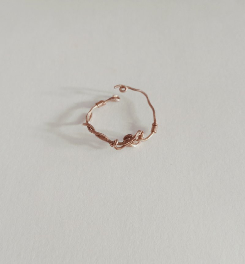 925 Bronze Ring Wire Ring #6 #7 - แหวนทั่วไป - วัสดุอื่นๆ 