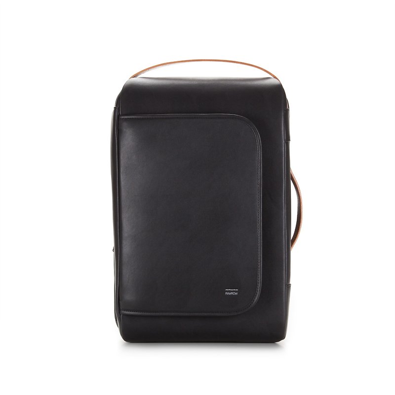 RAWROW - Gentleman's Series -15" Backpack Backpack (Hand/Shoulder/Shoulder) - Black - RBP191BK - กระเป๋าเป้สะพายหลัง - วัสดุอื่นๆ สีดำ