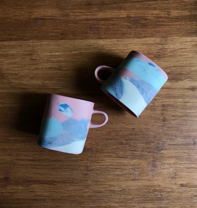 Nerikomi Porcelain Mug - แก้วมัค/แก้วกาแฟ - เครื่องลายคราม 