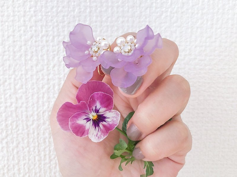 [Purple] Flower Frill