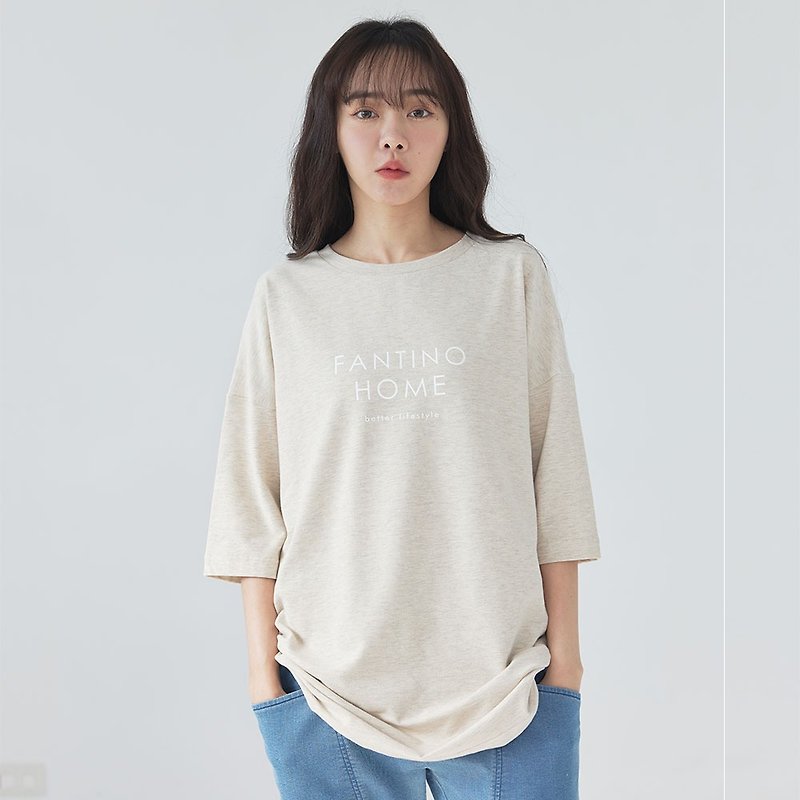 MIT organic cotton long version short-sleeved LOGO top - 3 colors in total - Women's T-Shirts - Cotton & Hemp Multicolor