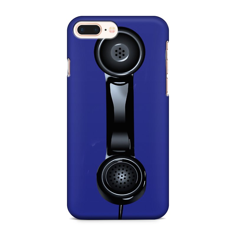Big phone - blue Phone case - Phone Cases - Plastic Blue