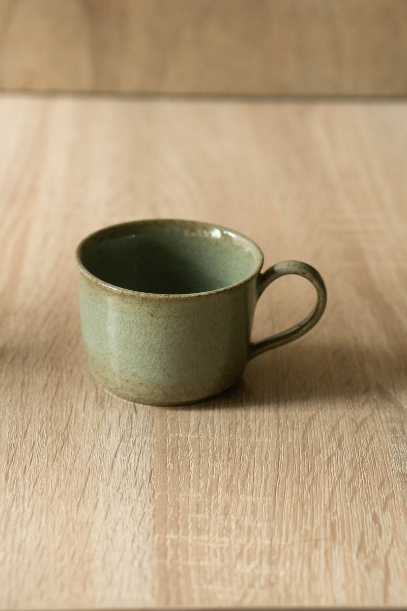 青瓷陶瓷杯 | 咖啡杯 | 水杯 | 小品杯 - 咖啡杯/馬克杯 - 陶 綠色
