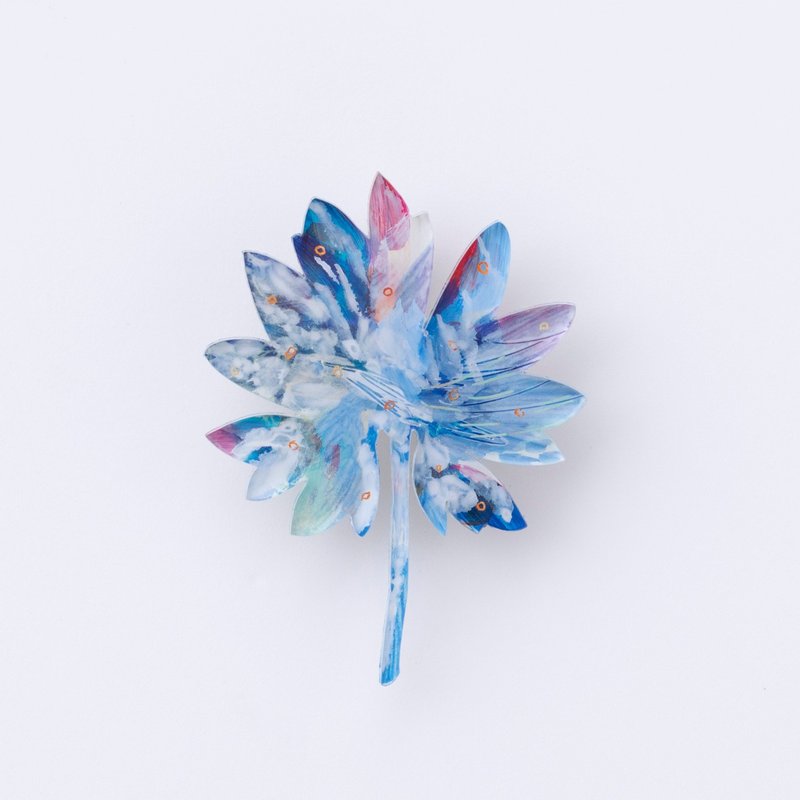 brooch - Brooches - Acrylic Blue