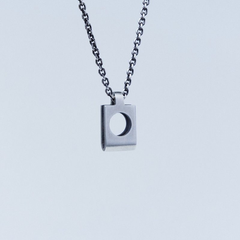 Void pendant - 項鍊 - 純銀 銀色