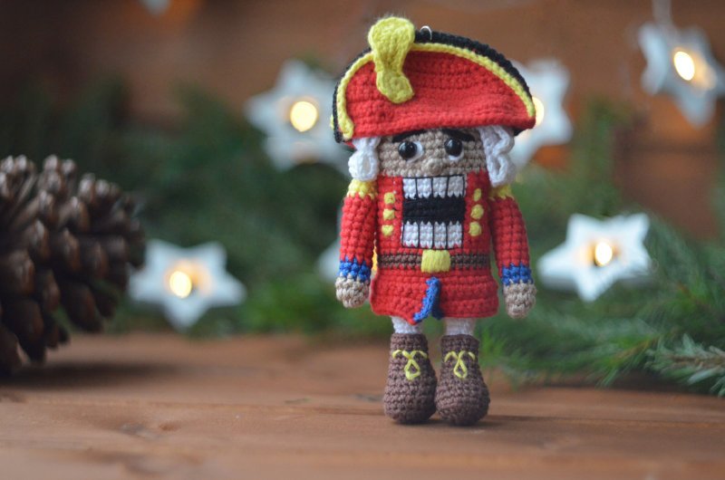 Nutcracker, Amigurumi, PDF English crochet pattern - 線上教學/教學影片 - 其他材質 