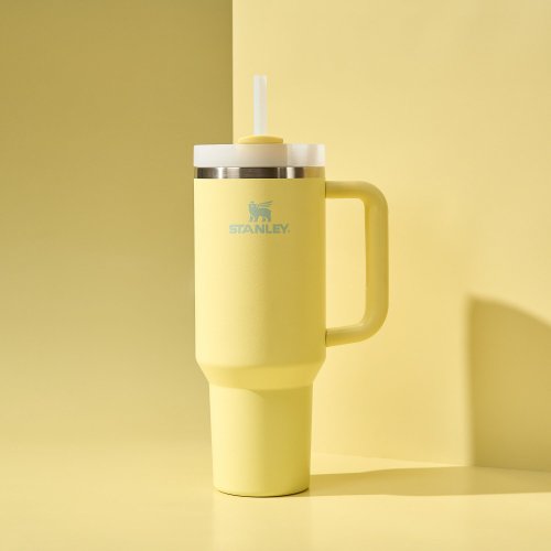 STANLEY 臺灣總代理 STANLEY 冒險系列 吸管隨手杯2.0 1.18L / 萊姆黃