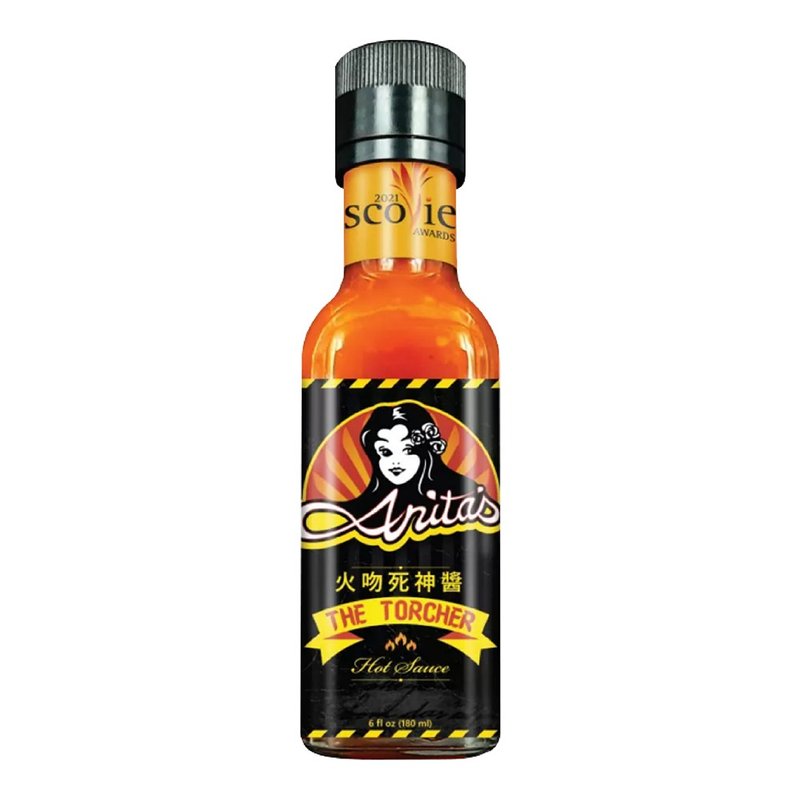 Anita's Anita's Fire Kissed Death Chili Sauce Five Spice 180ml - เครื่องปรุงรส - แก้ว สีแดง