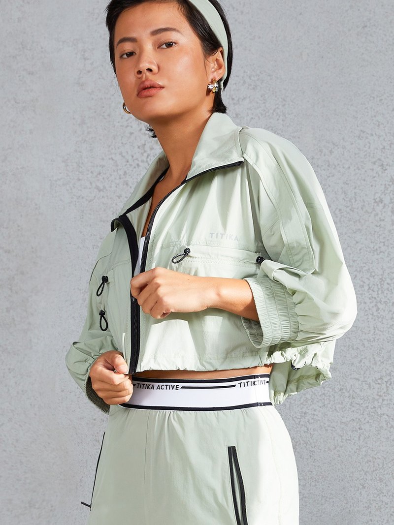 Oslo Jacket - 女運動上衣/背心 - 尼龍 綠色