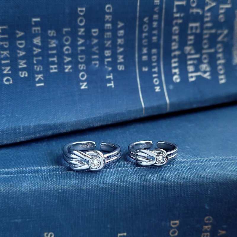 Knots steel ring (set)  #9~#16 - General Rings - Stainless Steel Silver